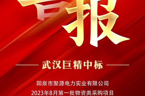 热烈祝贺杏鑫娱乐中标阳泉市聚源电力实业有限公司2023年8月第一批物资类采购项目